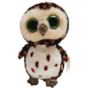 🍒4 for $20🍒 TY Beanie Baby Boos Sammy The Owl Brown Plush Soft Kids Toy